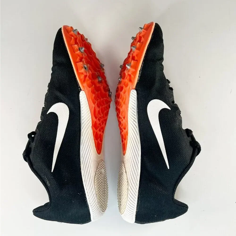 Nike Zoom Rival M 9 Racing Track Field Shoes Sprinting Black Women 8 / Men 6.5